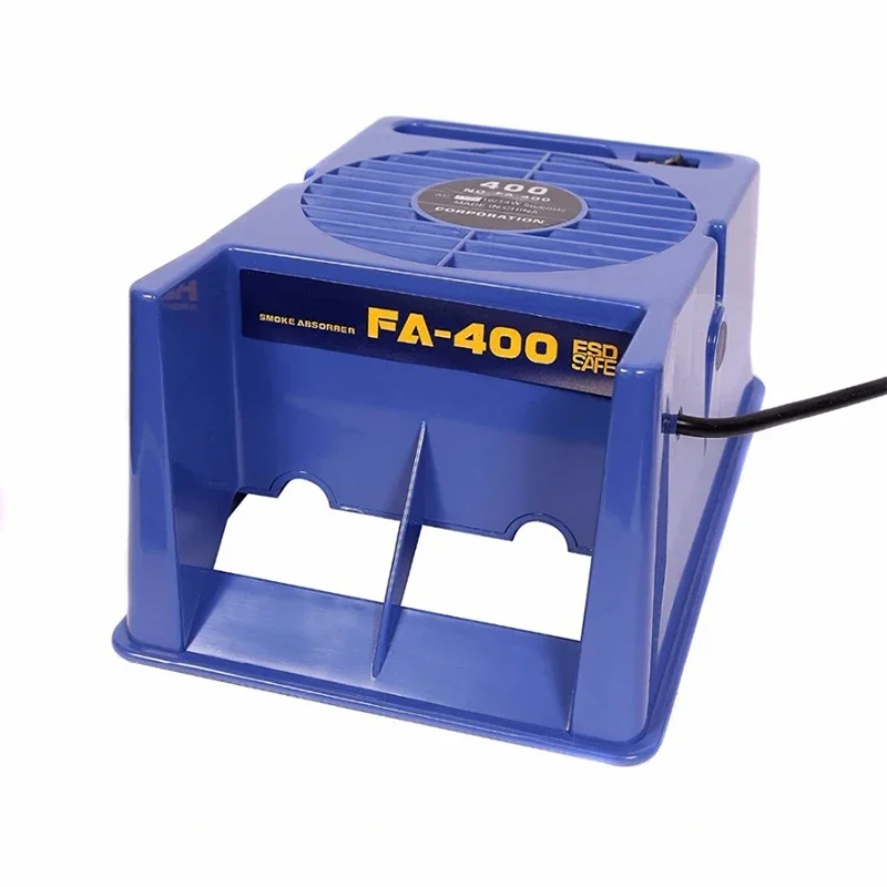 FA-400 electric soldering iron, soldering tin, smoke extractor, welding smoke detector, dual-use, including 5 smoking sponges