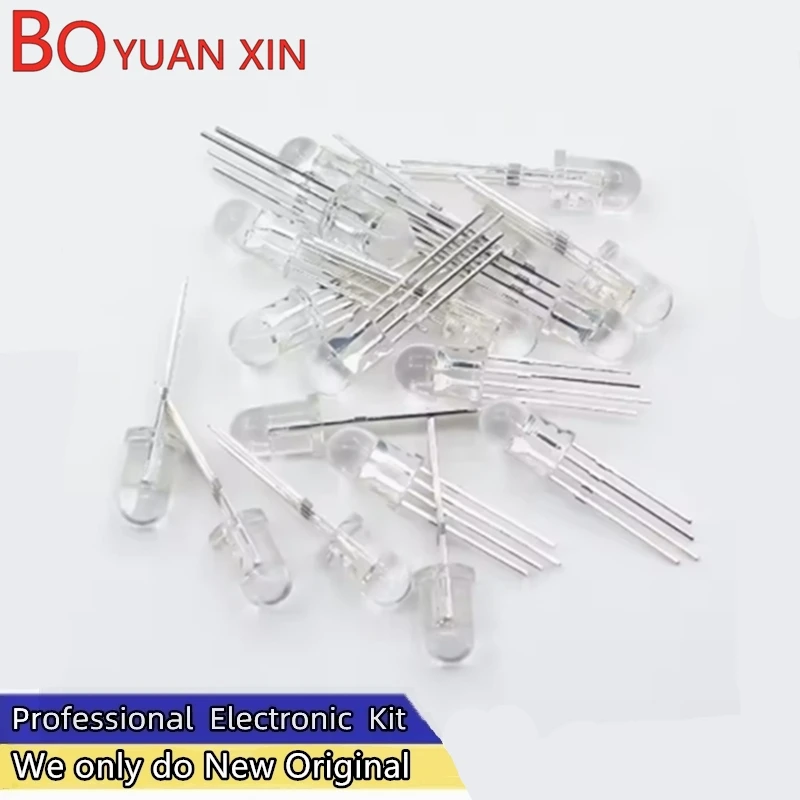5v Ws2812 5mm Led Rgb Dip Diode F5 Round Dream Color Addressable Full Color Clear Diffuse Neon Pixel Light Ws2812b Chip Diode