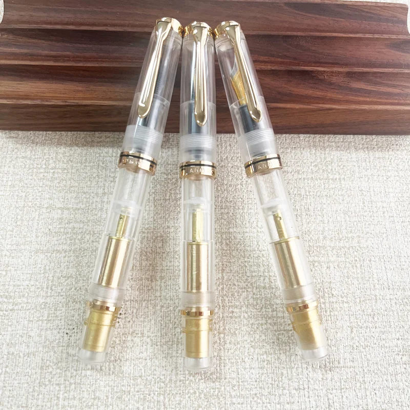 

ADMOK M800 Акриловая перьевая ручка с поршнем BOCK/Шмидт Мягкая гладкая No 6/35 # Подарочные ручки для студентов с чернилами