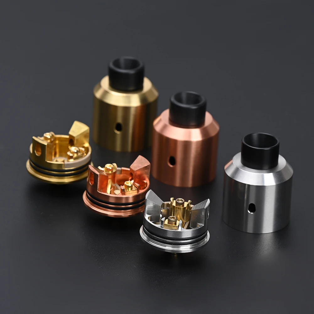 Wolfcoolvape o-atty BF RDA Atomizer vape 22mm yang dapat dibangun kembali Dripping Vape Atomizer 316SS BF Pin rda vape mtl