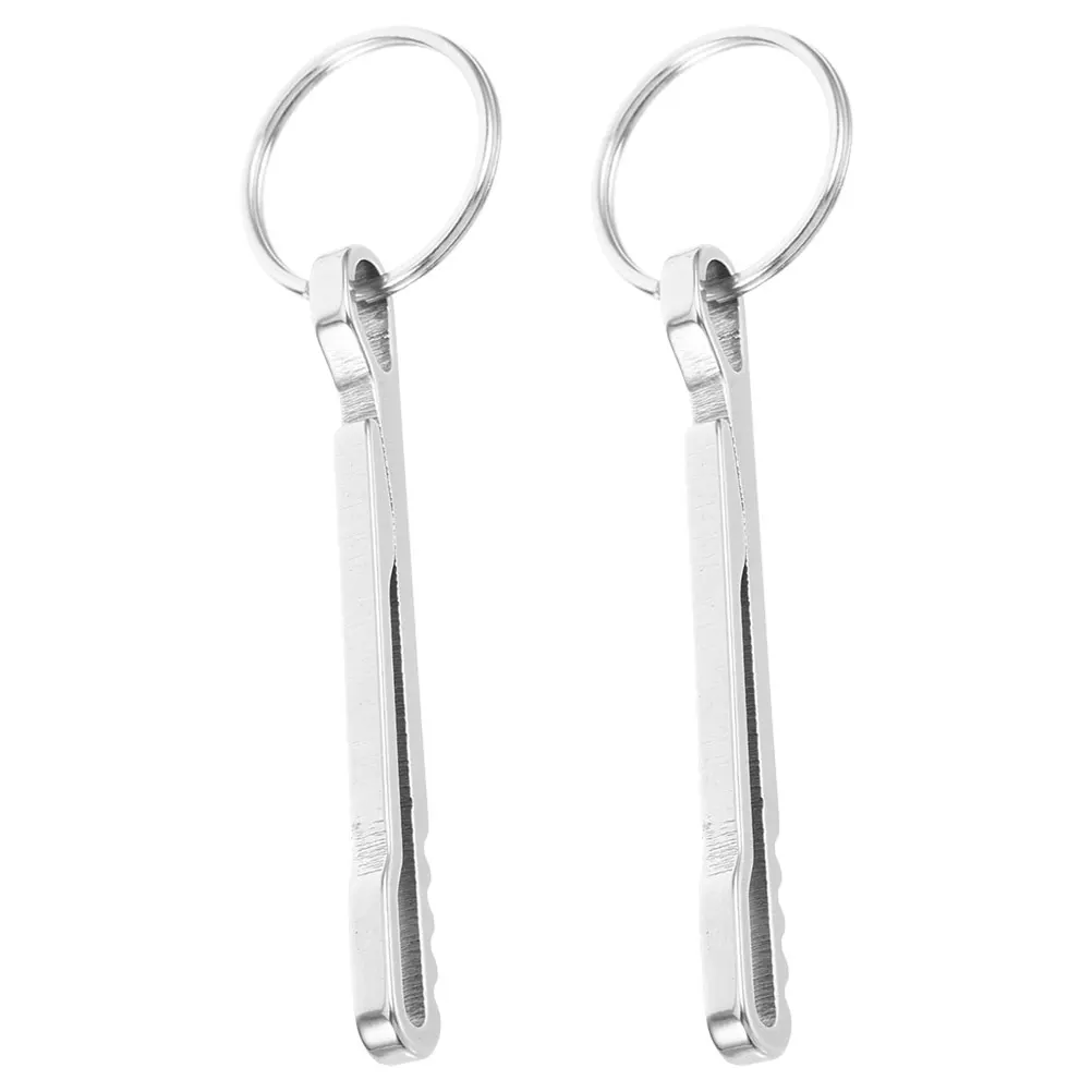 

2 PCS Stainless Steel Waist Clip Money Carabiner Carry Wallet for Metal Holder Cash and Cards