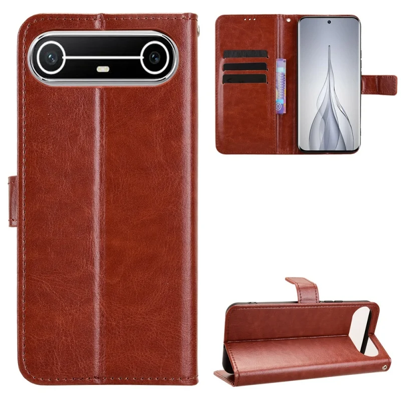 حافظة لهاتف Tecno Pova Slim 5G حافظة مغناطيسية فاخرة أغطية جلد لهاتف Tecno Spark Slim 5G #3