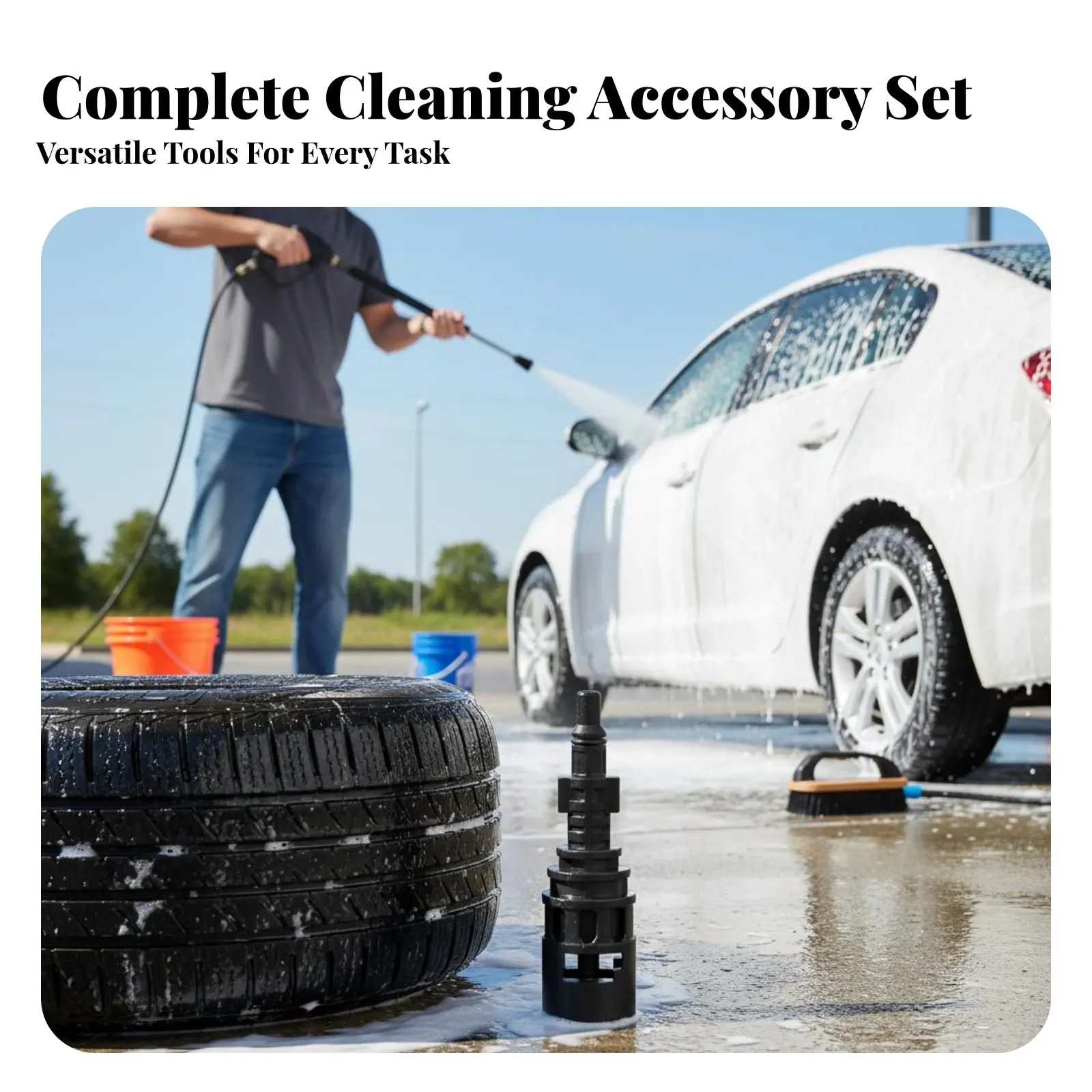 

Pressure Washer Adapter Long-Lasting Pressure Washer Quick Disconnect Fitting Quick Connect Hose Fitting Leak-Resistant