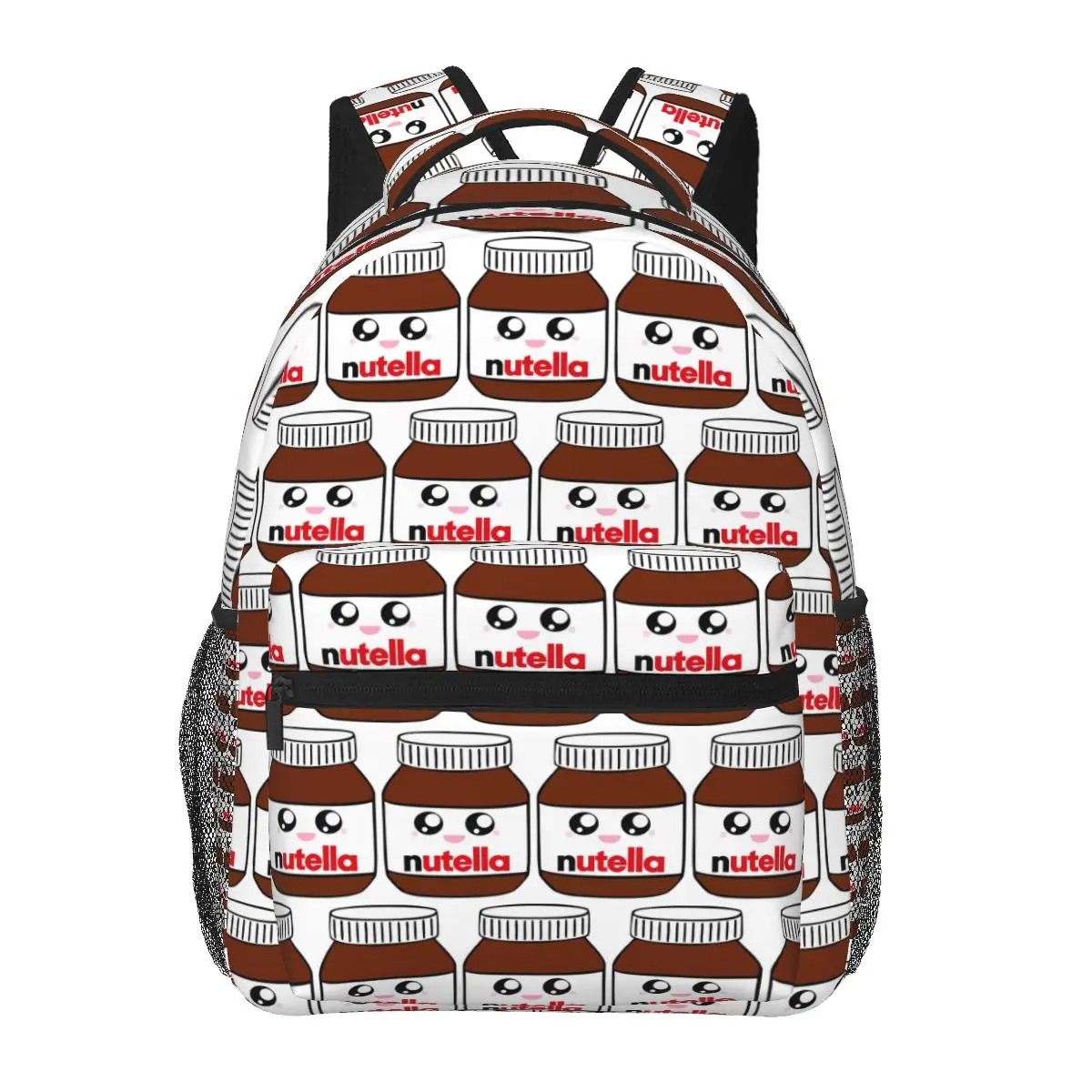 

Nutella Backpacks Boys Girls Bookbag Students School Bags Cartoon Kids Rucksack Shoulder Bag Large Capacity