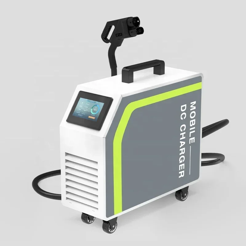 

Лидер продаж 2025 года, быстрое передвижное портативное зарядное устройство CCS2 G/BT CHAdeMO 7 кВт 20 кВт 30 кВт 40 кВт постоянного тока для электромобиля