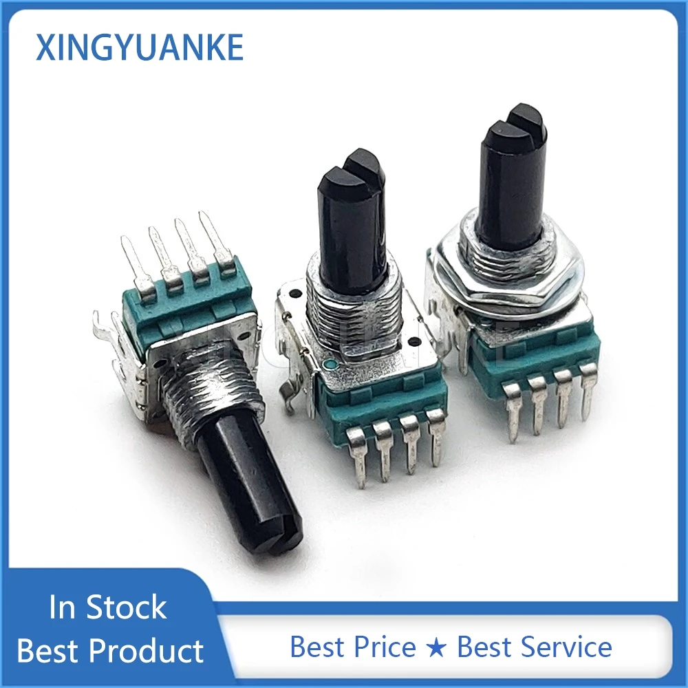 3PCS WSME250/315 Welding Machine Panel Potentiometer B1K B10K B100K B102 B103 B104 Vertical 4-Pin D Shaft Length 18MM