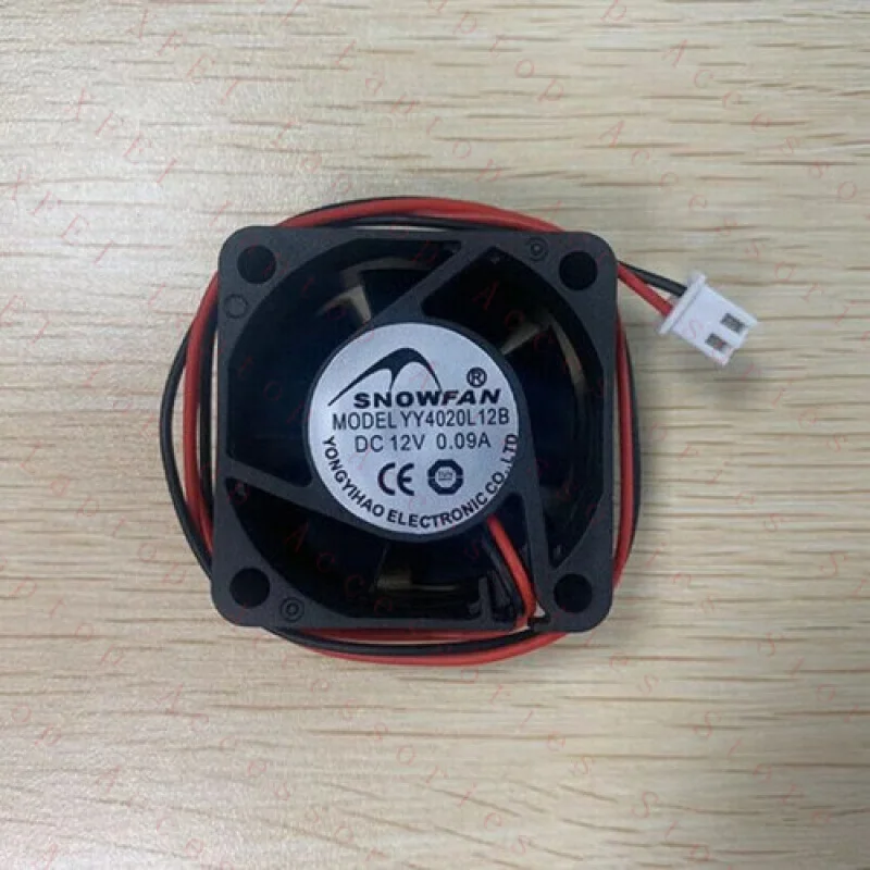 

F 1PCS New SNOWFAN YY4020L12B Cooling Fan DC12V 0.09A 4020 4CM 2Pin