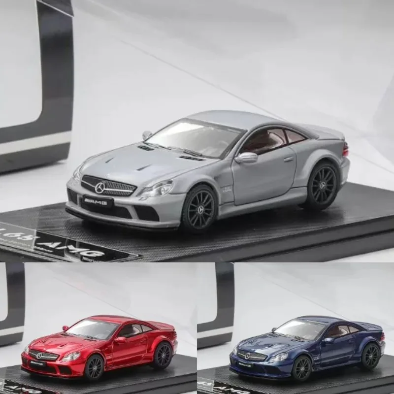 

GUM 1:64 SL65 AMG Black Series R230 die-cast simulation alloy car model, boys' toy, adult collectible ornament.