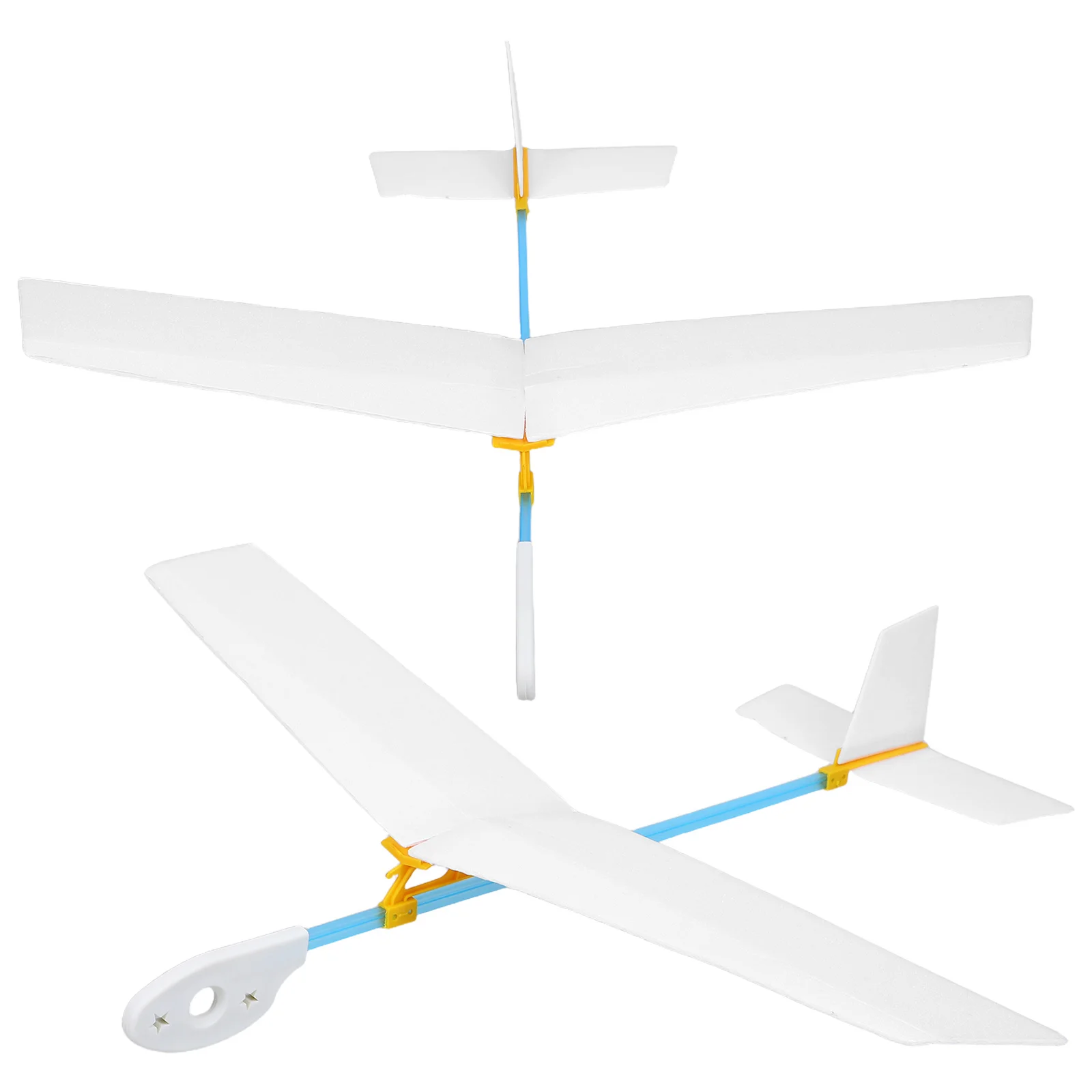 

2pcs Wooden Glider Plane Kit Diy Aircraft For Kids Aviation Science Craft Hand Launch Flying Indoor Outdoor Play Airplane