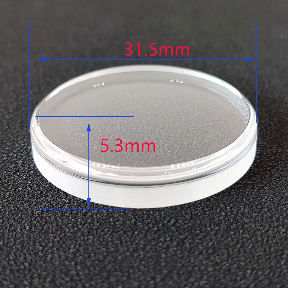 high-quality Flat Vintage Top Hat Sapphire Crystal For SRPD51K1 SRPD53K1 SRPD63K1 SKX007/009 Watch Glass Replacement Mod Parts