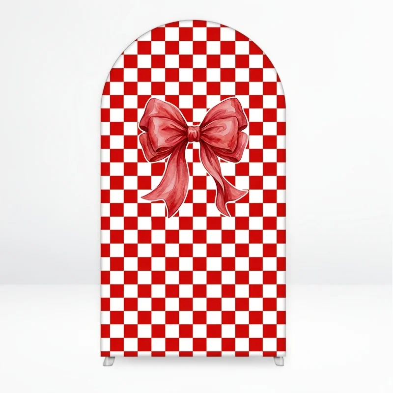 She's Ready to Pop Theme Arch Backdrop Covers for Birthday party Decor Baby Shower 2-Sided Arch Photography Backgrounds