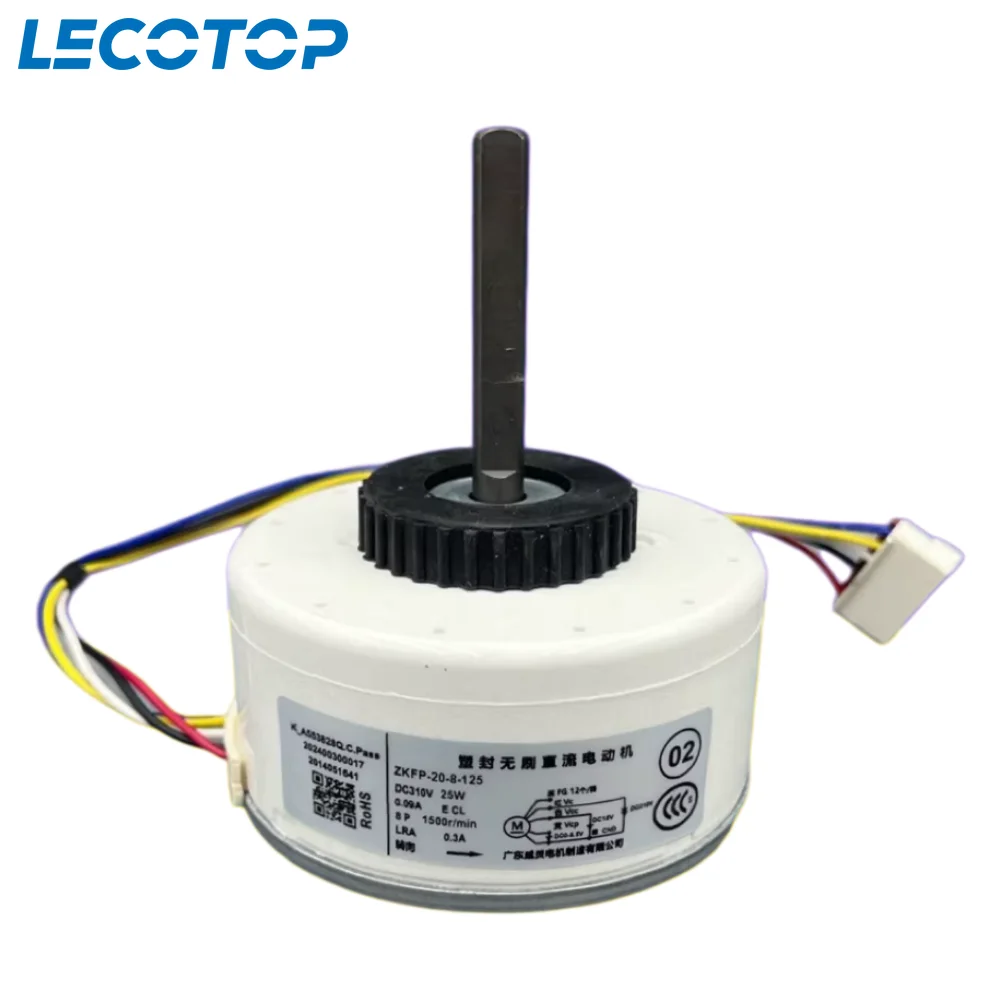 

Новый вентиляторный двигатель постоянного тока ZKFP-20-8-125 DC310V 25W для внутреннего блока кондиционера TCL, запчасти для кондиционеров