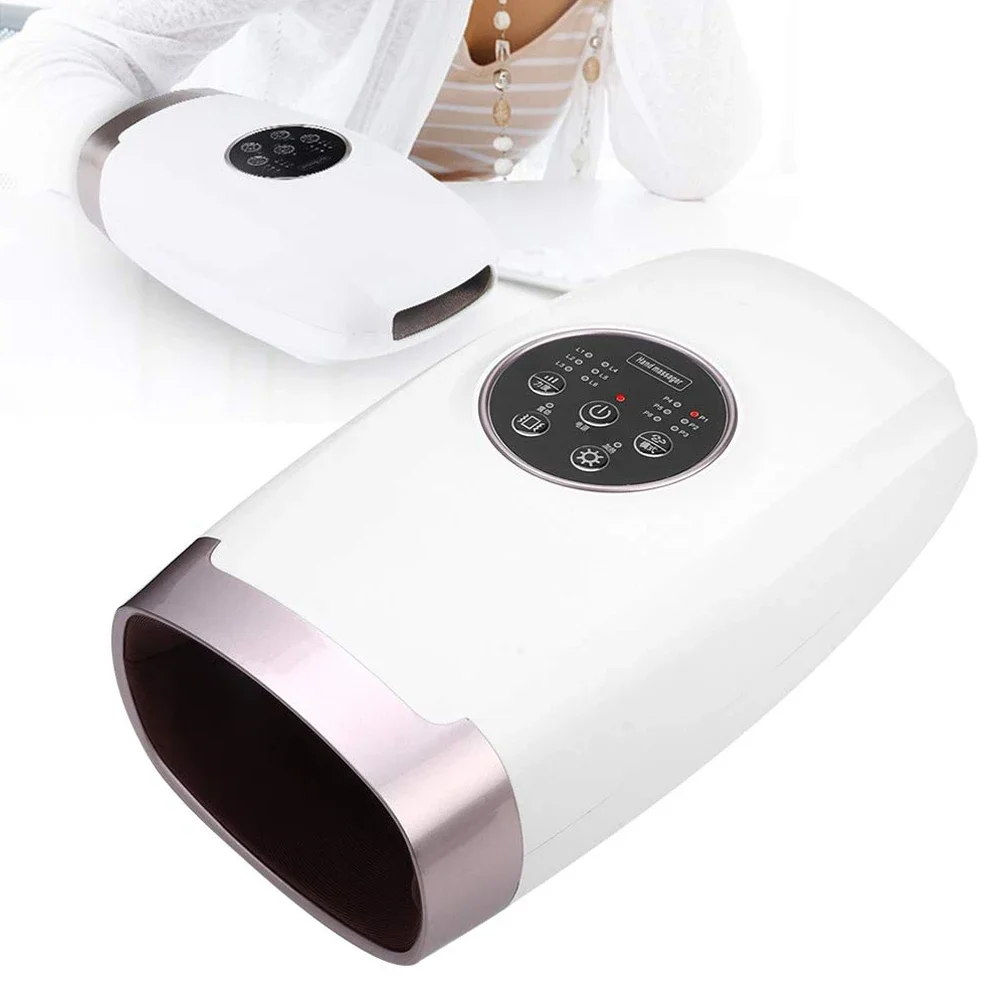 

3 in 1 Hot Compress Full Hand Massager Air Compression Fingers Wrist Massage Hand Held Electric Hand Massager Machine