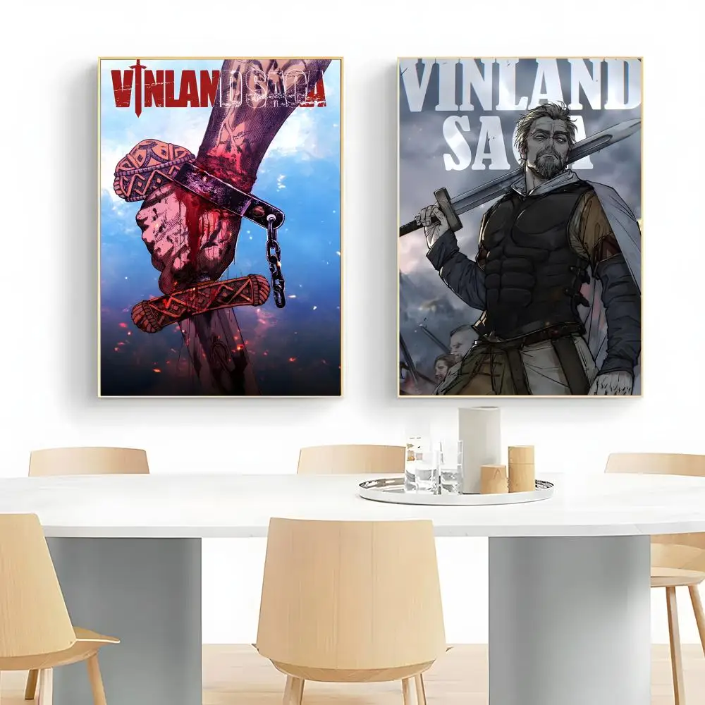 Historical Anime Vinland Saga Poster Wall Art Print Decorative Mural Home Decor Gift Unframed