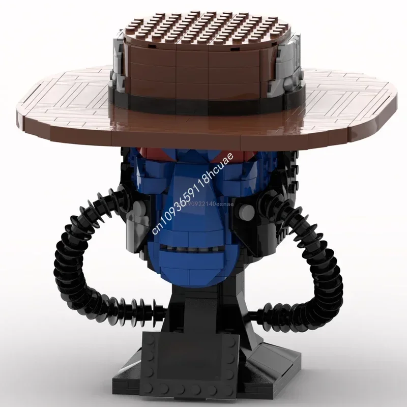 

690 шт., шлемы Star Battle Cad Bane, модель Moc, строительные блоки, кирпичи, образовательная сборка, игрушки для детей, рождественские подарки