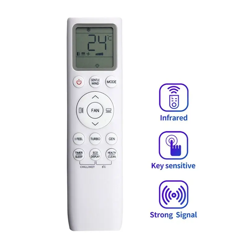QWE-4X Air Conditioner For TCL Remote Control A/C Remote Fahrenheit Celsius Convert Cool And Heat 002383