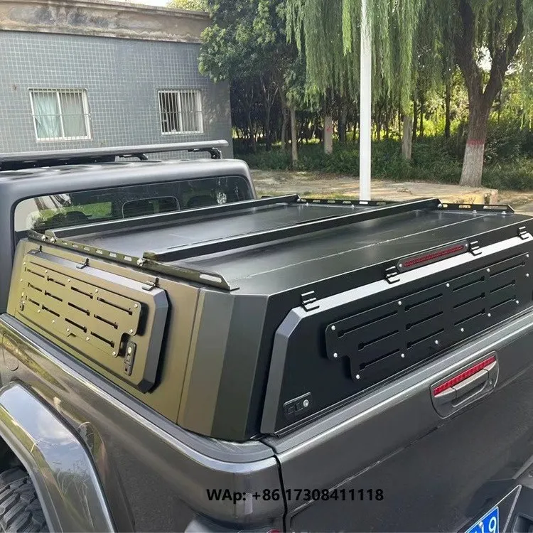 

Lightweight Waterproof Steel Dual Cab Hardtop for 2022 Gladiator 4X4 Locking Truck Bed Cover and Canopy Tonneau Toppers
