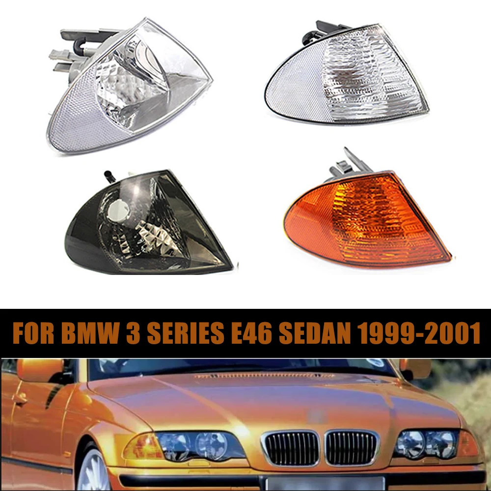 Turn Signal Light For BMW 3 Series E46 Sedan 1999 2000 2001 flashing Fog Housing Without Bulb Front Headlight Car Corner Lamp