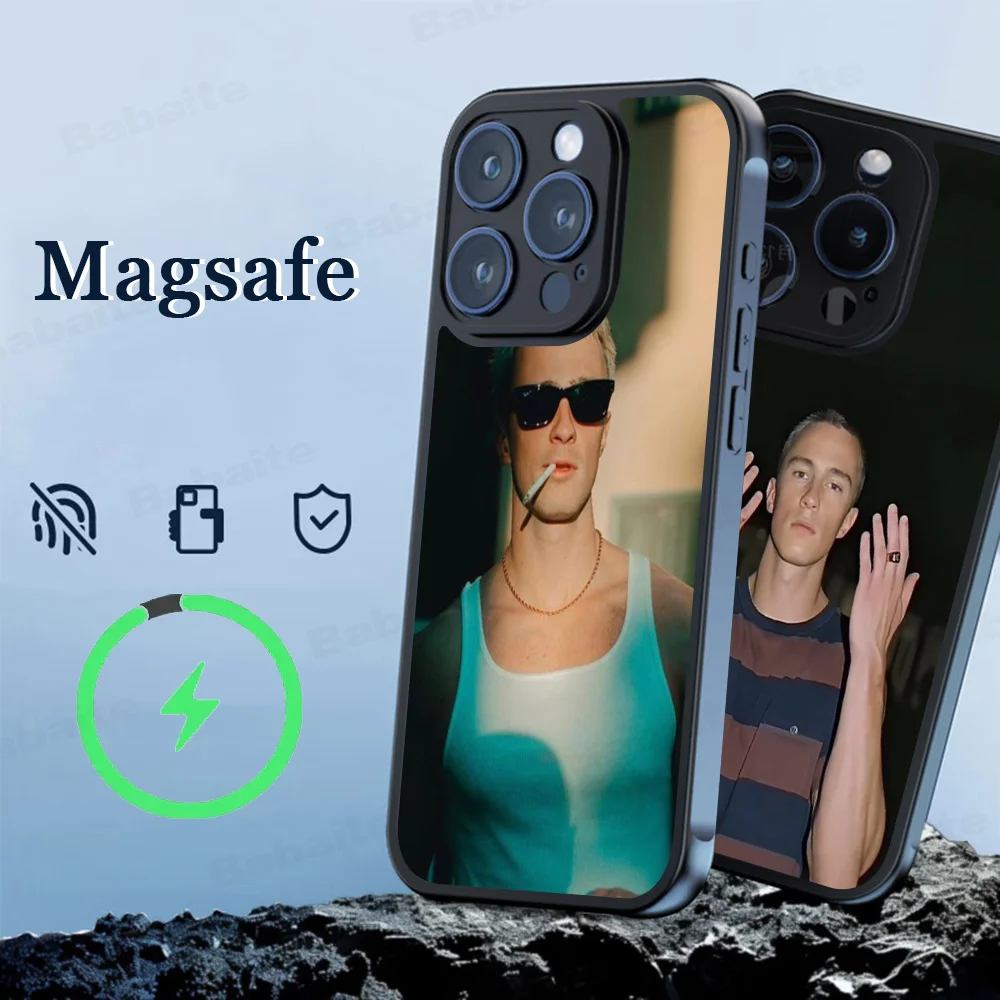 D-Drew S-Starkey Actor Phone Case Magesafe Magnetic Wireless Charge Case For iPhone 16 11 12 13 14 15 Pro Max Plus Mini