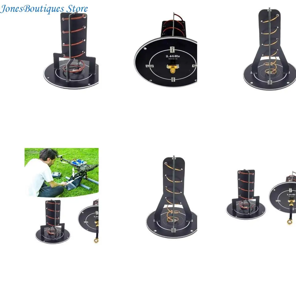 2.4GHz Directional Antennas Left and Right Circularly Polarized Antennas for Signal Stability in UAVs and Home Networking W8KE