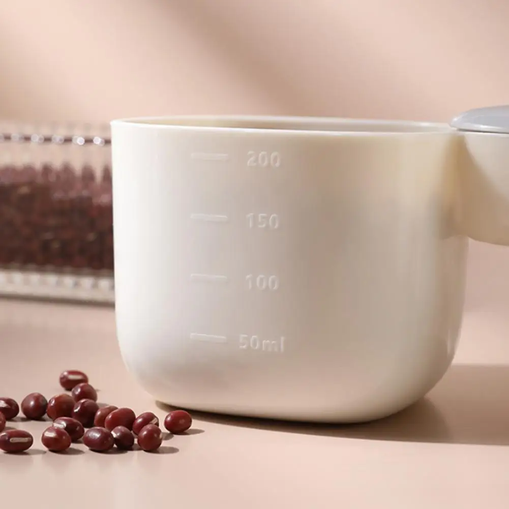 Baking Ingredient Scoop Multi-function Rice Scoop with Measuring Scale Accurate Measuring Spoon for Grains Noodles for Scooping