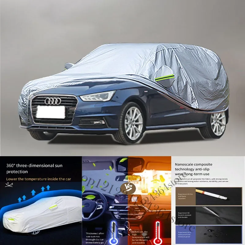 

For Audi A1 Auto Anti snow Anti dust Anti uv Anti peeling paint And Anti Rainwater 210t car cover Car cover protection