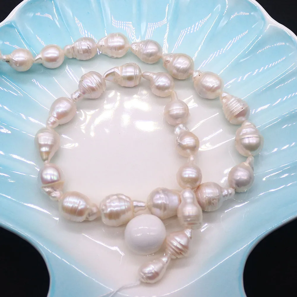 

Элитные натуральные пресноводные барочные жемчужины неправильной формы с прямым отверстием, рассыпные бусины для самостоятельного изготовления ожерелий, браслетов и ювелирных украшений