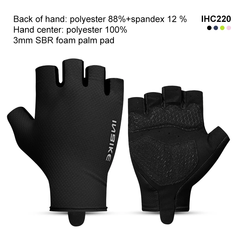 Inbike fietsen handschoenen half vinger zomer mannen vrouwen mtb handschoenen schok-absorptie mountain biken sporthandschoenen fietsen accessoires