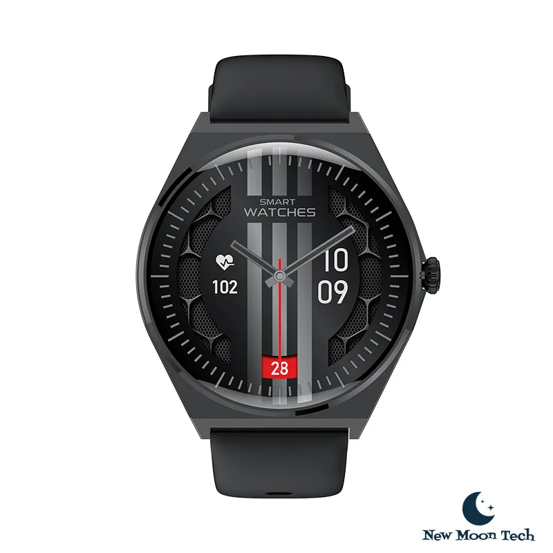 New Moon Tech Smartwatch LUMO Series Nexus56 Wireless Ultra Thin Smart Watch Men Business Watch Call Sports Modes Sleep Monitor