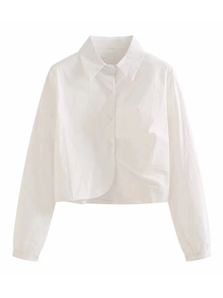 عارضة القطن irt المرأة ort Sle مطوي القطن الخالص ربيع الخريف جديد الترفيه مطابقة طوق الفتيات Faion