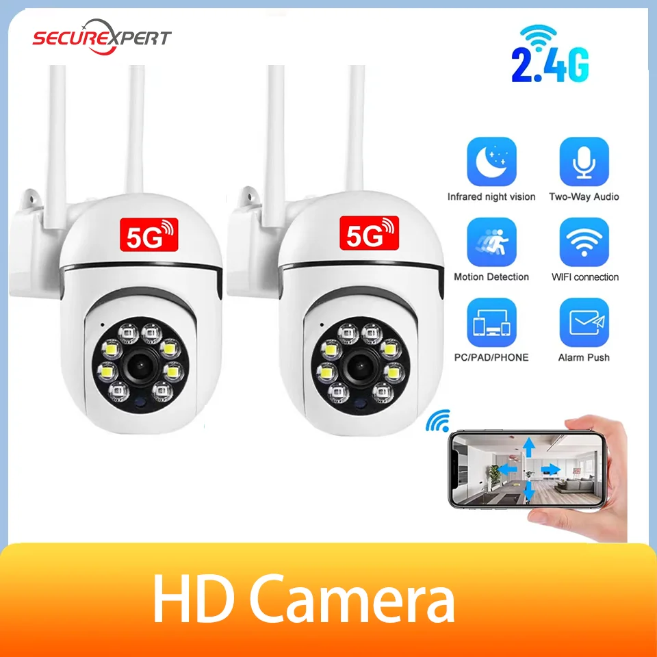 

1080P HD камера Wi-Fi видеонаблюдение наружная безопасность защита 4-кратный зум домашнее беспроводное автоматическое отслеживание водонепроницаемые камеры