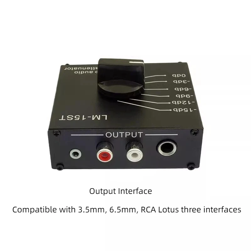 GHXAMP Dual Channel Passive Stereo Audio Attenuator (High to Low Level) - 78x70x25mm 1PC