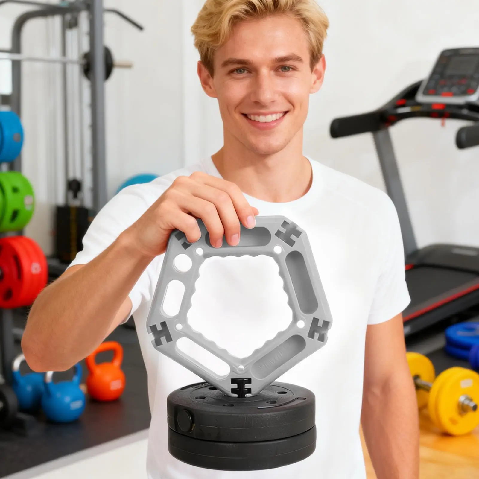 Hand Strengthener Multi-Level Adjustable Dumbbell Attachment Finger Exerciser For Youth Teens Grandma Grandpa Wife Men Women
