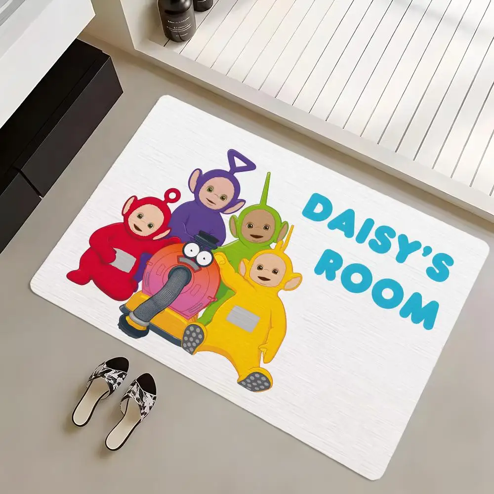 

Cartoon T-Teletubbies Floor Mat Diatomite Bath Mat, Quick Dry, Absorbent, Multi-Scene Mat