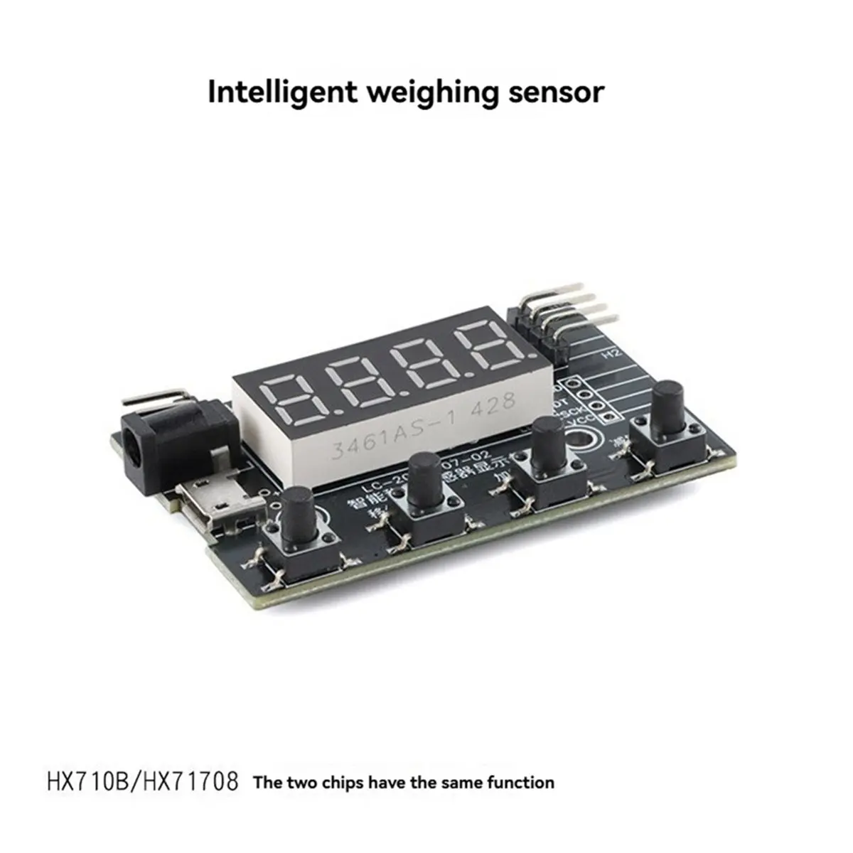 update. HX711 Smart Load Cell Display 24-Bit Weighing Indicator Electronic Scale Tensile Compressive Forces Dynamic Torque Value view 4