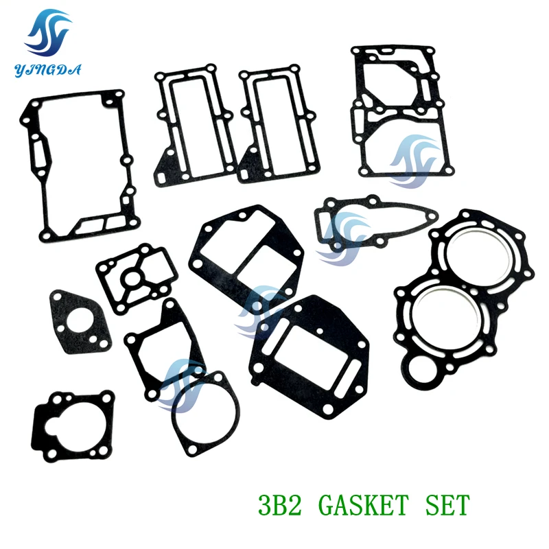 

3B2 GASKET SET For Mercury Tohatsu Head Cover Outboard Motor 2-Stroke 8HP 9.8HP,3B2-01005-0,3K9-02305-0,3B2-65020-0