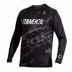 Commencal 2022 Men Cycling Jersey MTB Downhill T shirt Racing Sport Bicycle Shirt Ropa Ciclismo Team Bike Jersey Cycling Wear