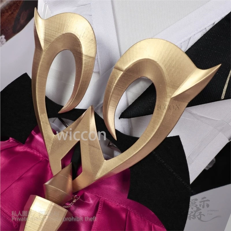 Hot Game Genshin Impact Cosplay Escoffier Costume Anime Chef's Dress Cute Shoes Lolita Wig Props Women Party Full Set Customized