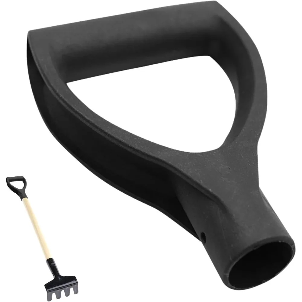 18cm D-Shaped Shovel Grip Handle, Ergonomic Replacement for Garden Tools, Durable Universal Digging & Raking Upgrade for Yard