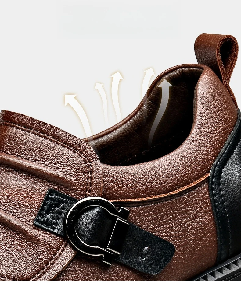 Spring Autumn New Retro Ankle Boots for Men Zipper Designer Genuine Leather Boots Male Fashion High Quality Platform Shoes Man