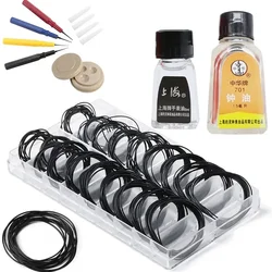 Watch Oil Sets Cup Oil Pen Pins Watch Oil Applying Lubricants Tool Kit Repair Maintenance Waterproof Clock Oil Movement Clean
