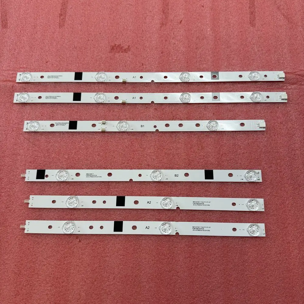 Kit 3 pezzi barra LED per LED39C310A LC390TA JS-D-JP3910-071EC 061EC E39DU1000 MCPCB MS-L1136-R/L L0878 LED39C310B MS-L1136-R L