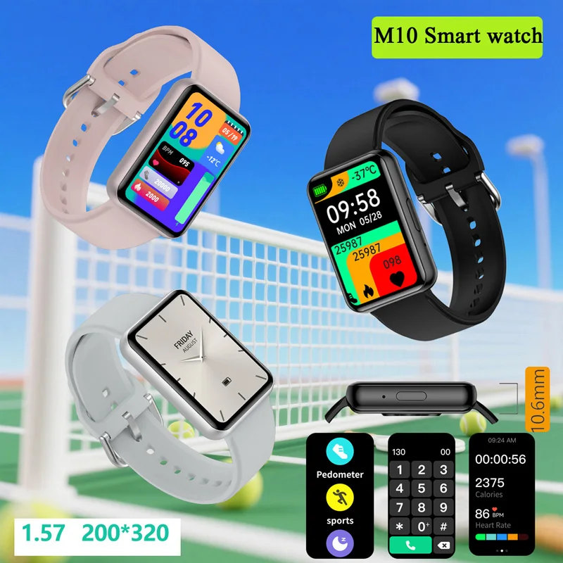 

Умный браслет 1,6-дюймовый полноэкранный сенсорный Bluetooth-вызов Мониторинг здоровья Спортивное кольцо Магнитная зарядка Новинка 2025 года