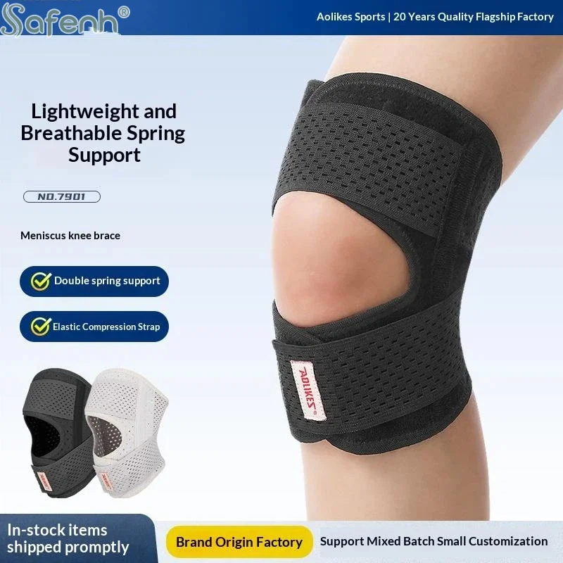 1pcs-suporte-de-joelho-em-nylon-s-m-l-para-fitness-corrida-e-ciclismo-compressao-esportiva-protetor-de-cotovelo-e-joelho-para-basquete-e-voleibol