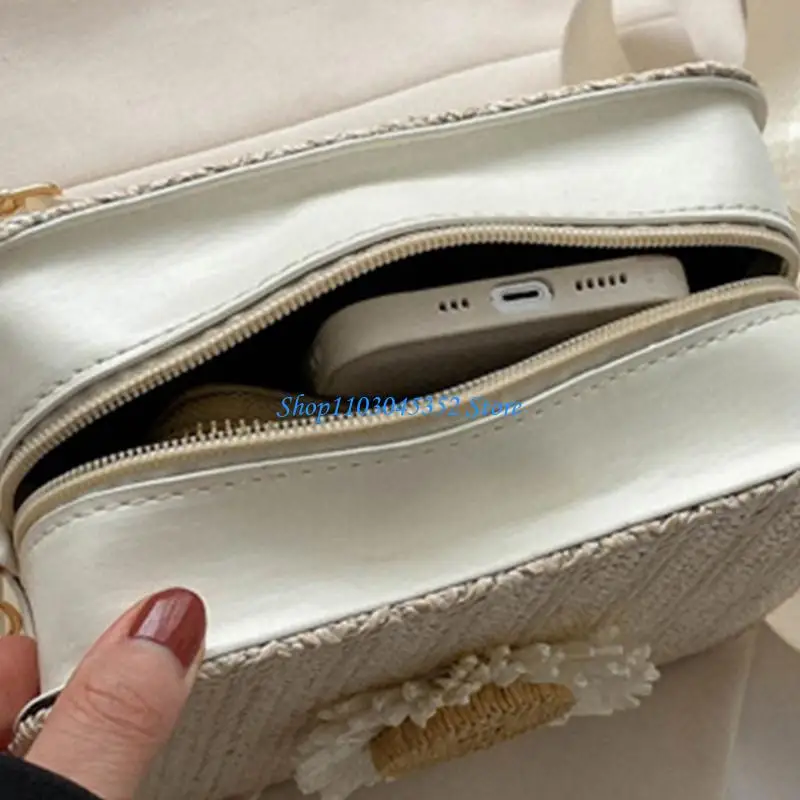 

Portable Crossbody Bag with Unique Flower Shoulder Bags for Travel and Shopping