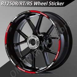 Reflective Motorcycle Wheel Hub Sticker Decal Accessories For R1250R R1250RS R1250RT