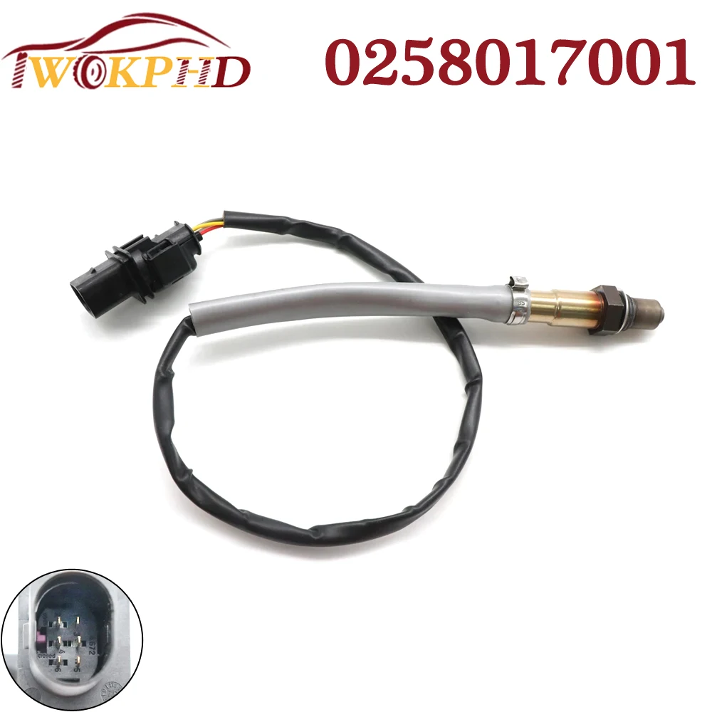 Car Air Fuel Ratio Lambda Oxygen O2 Sensor 0258017001 For Hyundai ACCENT i30 i40 VELOSTER Kia pro CEE'D RIO Soul 1.6L 2010-2017