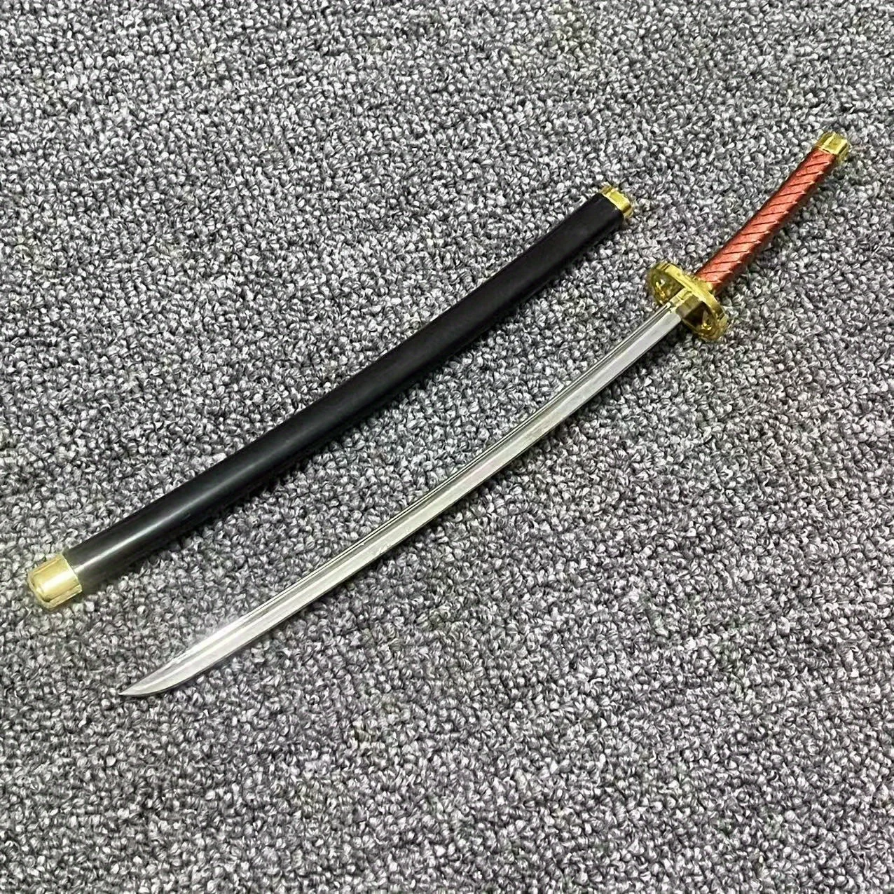 10inch Okkotsu Yuta Katana Jujutsu Kaisen Anime Original Sword Metal Samurai Sabre Ninja Knife Real Size Japanese Katana Toy