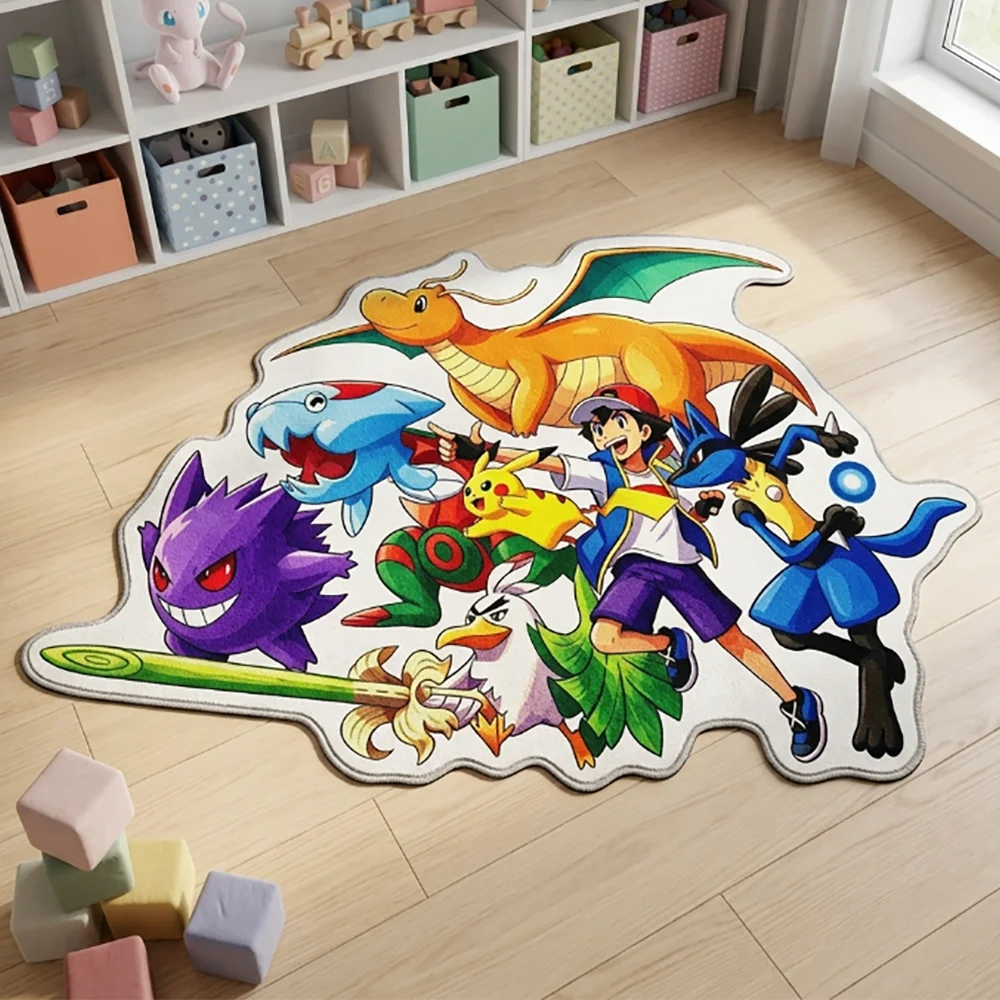 Karpet Anime Pokemon Ash & Par - Gaming Accessories Kids ulasan dan harga