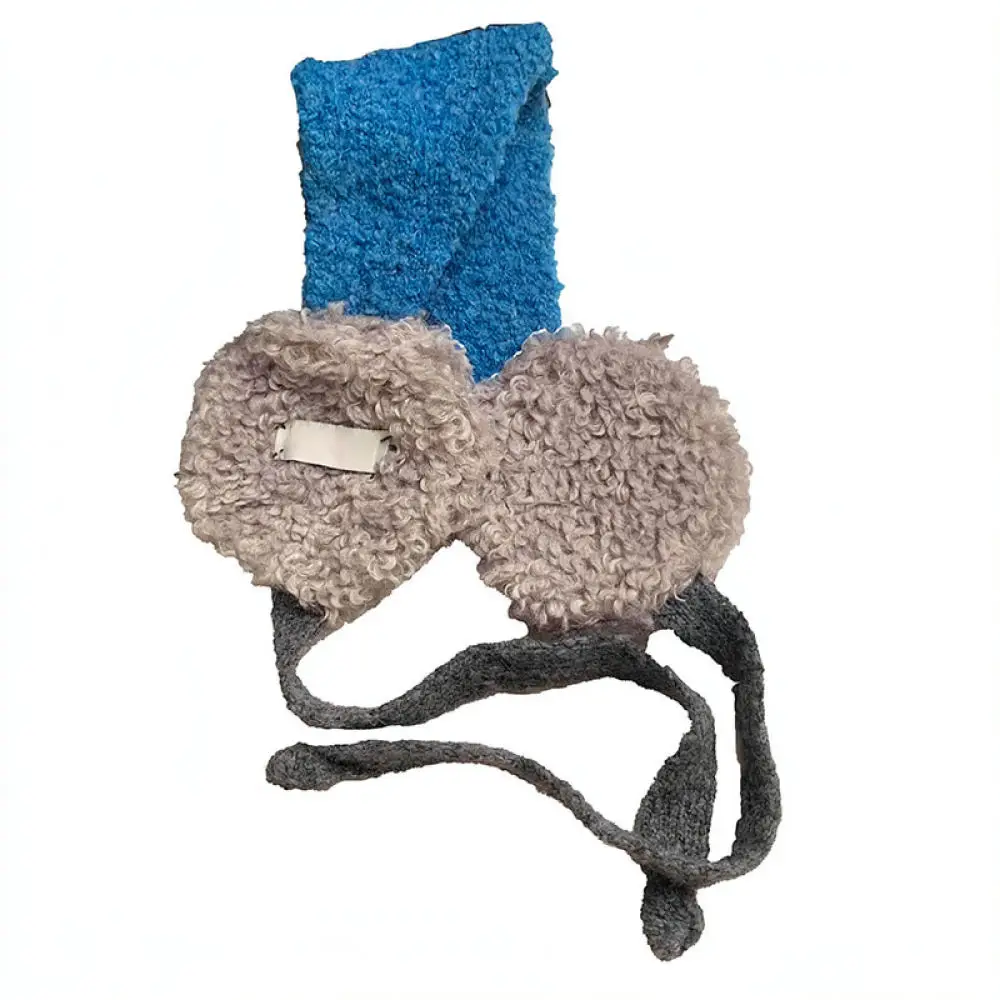 blue-winter-plush-earmuffs-for-women-thickened-soft-warm-ear-covers-outdoor-cycling-cold-proof-windproof-ins-style-accessory
